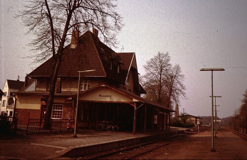Der Bahnhof Wassenberg mit Güterabfertigung