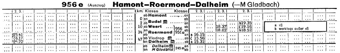 Fahrplan von 1941